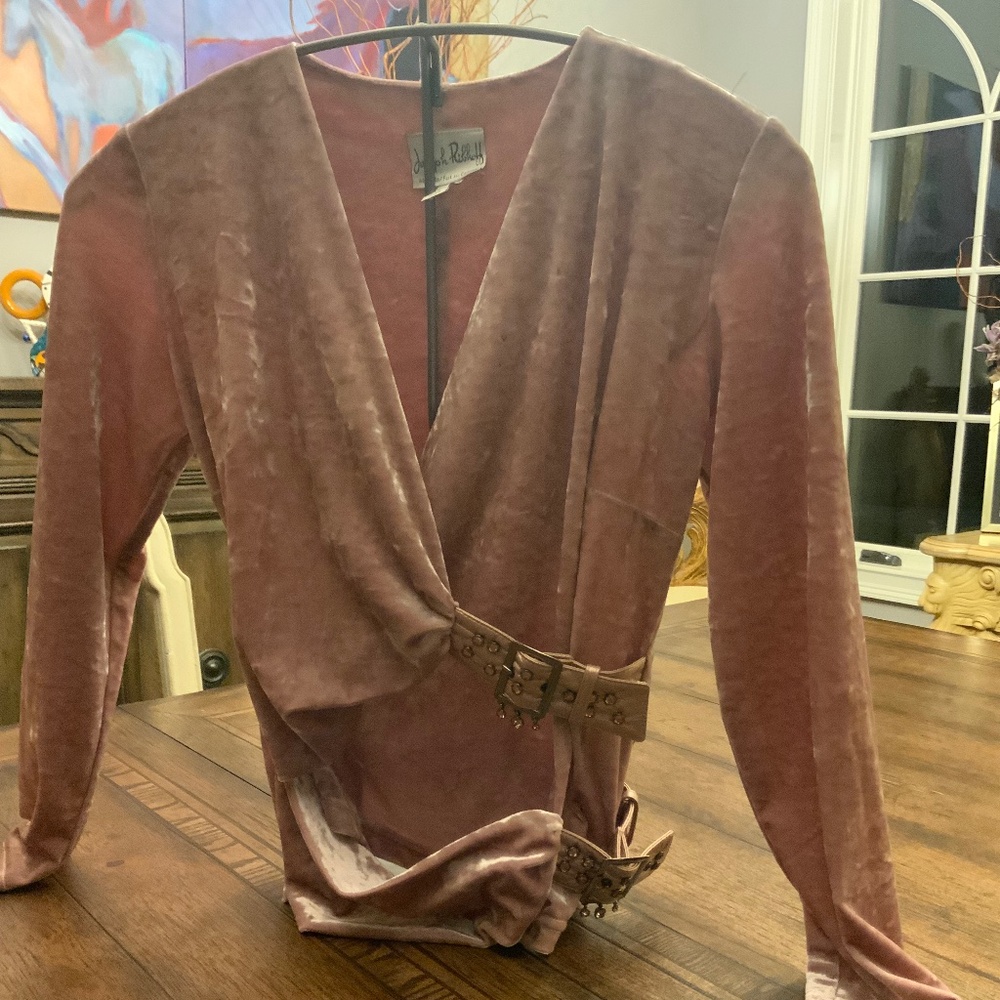 Joseph Ribkoff velvet like top